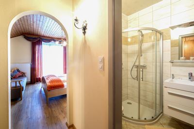 Triple room, shower, toilet, balcony